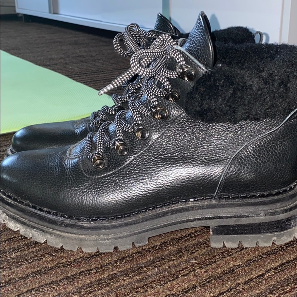 M. GEMI black fur boots - Picture 2 of 4